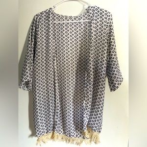 Women’s cardigan, L, boho